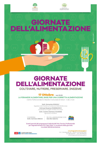 Giornate dell&rsquo;alimentazione: la piramide alimentare, base per una corre...