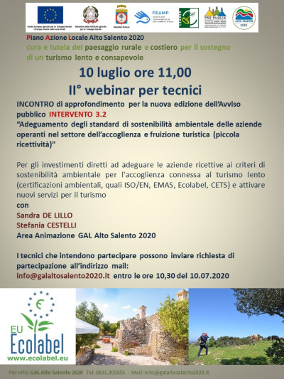 II&deg; Webinar per tecnici