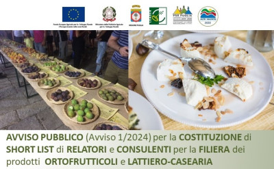 Avviso N&deg; 01/2024 (FEASR) - Avviso Pubblico per la costituzione di una SH...